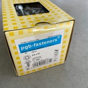 Houthandel Bos - Houtschroef 6.5x50mm R19mm