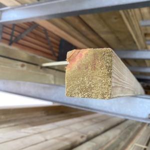 Houthandel Bos - Tuinhout geschaafd 45x45mm(netto) zweeds