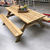 Bos Picknicktafel 40mm bouwpakket - 180cm