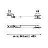 Wepewe Tele uitzetter 30cm Wit