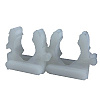 Klembeugels 16/19mm transparant grijs