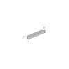 Anti-slip profiel pvc 11x9mm zwart los