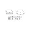 Handgreep Bandmodel Aluminium 110mm