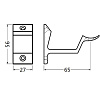 Leuninghouder f1 3542-01 Aluminium