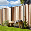 Betonpaal antraciet diamantkop 10x10cm Tussenpaal - 280cm