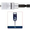 Magn. bit houder voor gipspl. schr. 65mm Rotec