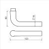 AMI Deurkruk L-model recht 36 F1 Aluminium