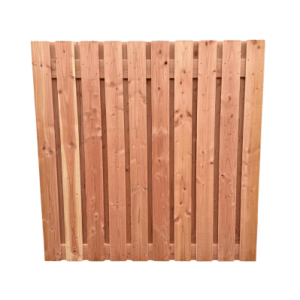 Douglas betonscherm 21 planks - 180x180cm