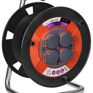 Kabelbox 15 mtr pvc snoer 3x1qmm