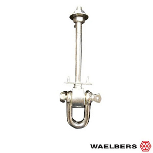 Schommelhaak gelagerd M12x140mm