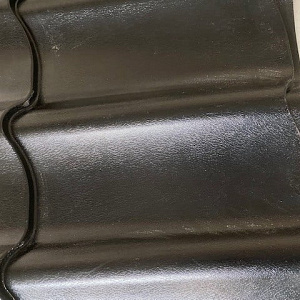 Dakpanplaat C300 0.55mm plastisoll Leermotief div. kleuren