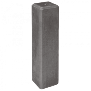 Betonpoer Recht antraciet 15x15cm - 60cm