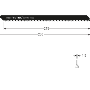 Rotec Decoupeerzagen DC355 - 2st