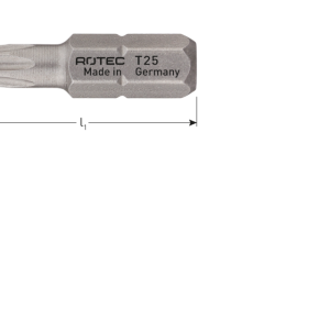 Rotec Schroefbit T25 25mm Basic set van 2 stuks