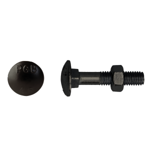 Slotbouten 8x50 zwart - 100st