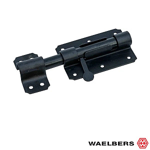 Plaatgrendel 100x60mm Zwart