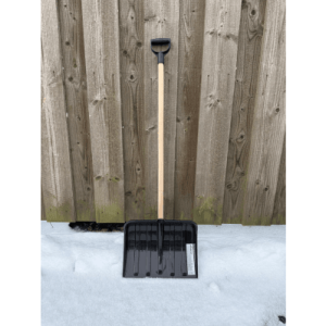 Sneeuwschep kunststof zwart 40cm