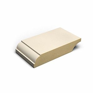 MDF Plint 18x140mm gegrond met kraal