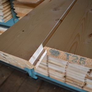 Vuren geschaafd 32x150mm Blokhutprofiel (28x135mm netto)