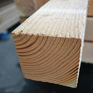 Douglas fijnbezaagd 100x100mm