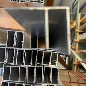 Aluminium F profiel 16mm 90 Zijprofiel