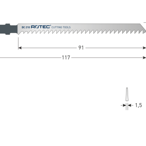 Rotec Decoupeerzagen DC210 - 2st