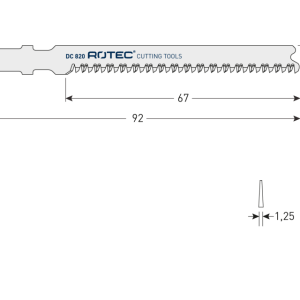 Rotec Decoupeerzagen DC820 - 5st