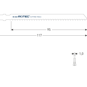 Rotec Decoupeerzagen DC840 - 5st