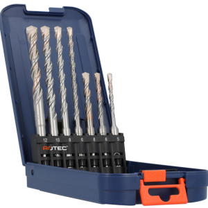 Rotec Betonborenset SDS 7delig type 200 in ABS casette