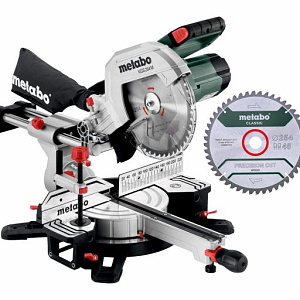Metabo KGS 254 M Afkort-en verstekzaag + extra zaagblad