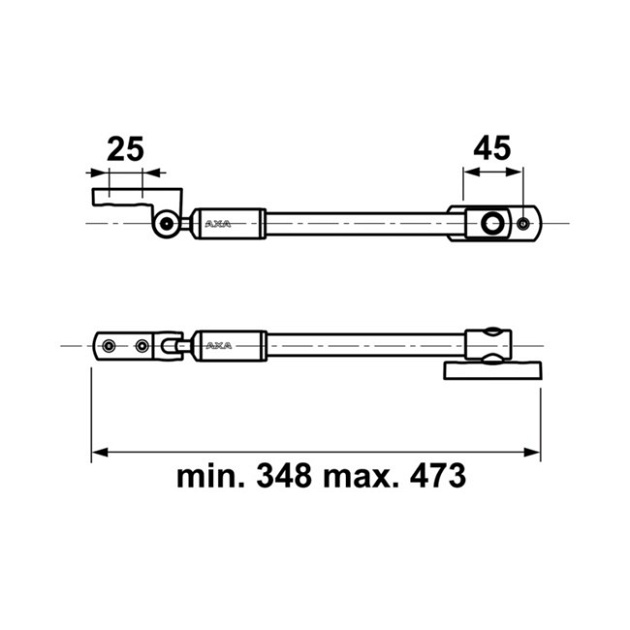 Wepewe Tele uitzetter 30cm Wit