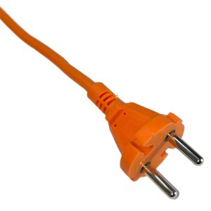 Tuinsnoer oranje 2x1qmm - 20 Meter