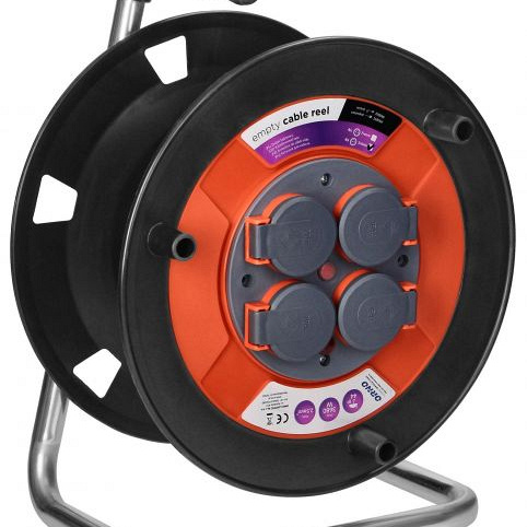 Kabelbox 15 mtr pvc snoer 3x1qmm