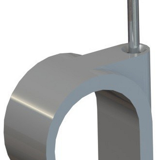 Spijkerclip univ.16/19mm grijs