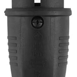 Randaarde stekker rubber ABL