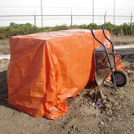 Little Jumbo Dekkleed oranje 200x300cm