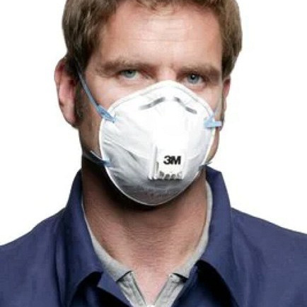 Stofmasker 3M 8822 met ventiel FFP2