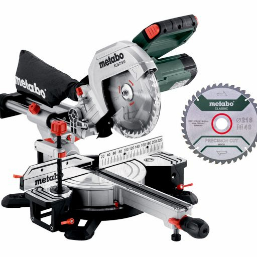 Metabo Afkortzaag  KS 216 M + extra zaagblad
