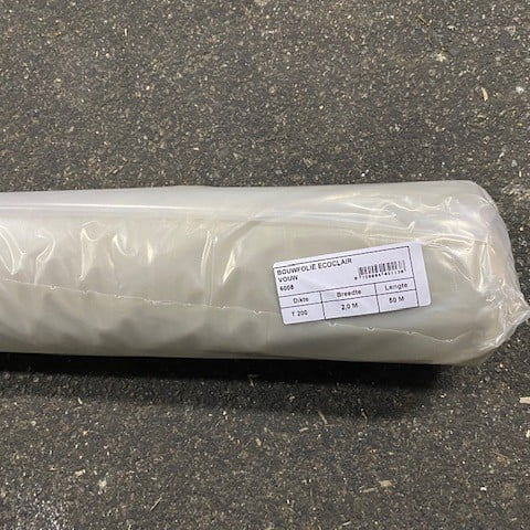 Bouwfolie 200cm breed - 50 Meter