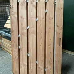 Stalen frame deur geïmpregneerd - 180x100cm