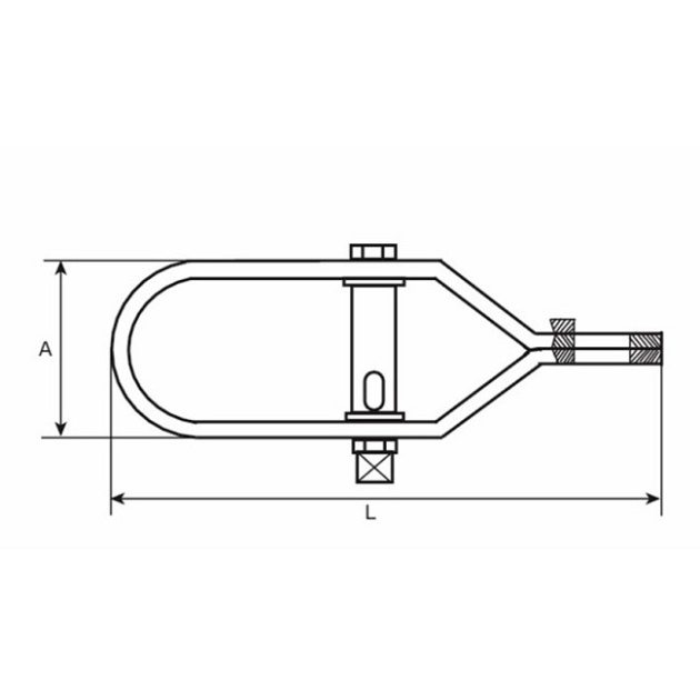 DX Draadspanner 2P 95mm Groen