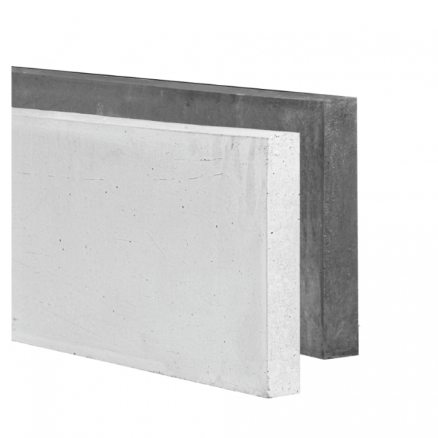 Beton Onderplaat 3,5x24cm Antraciet - 184cm