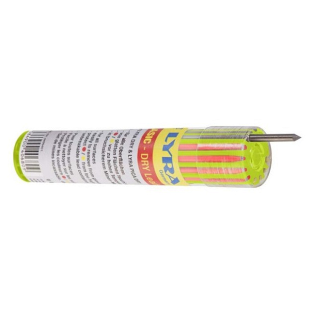 Lyra Dry vullingen 6x grafiet 2B/3x rood /3x geel