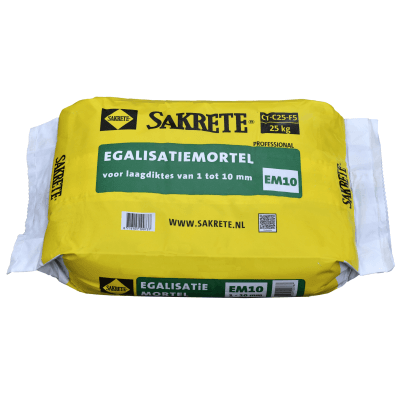 Egalisatiemortel 1-10mm - 25kg