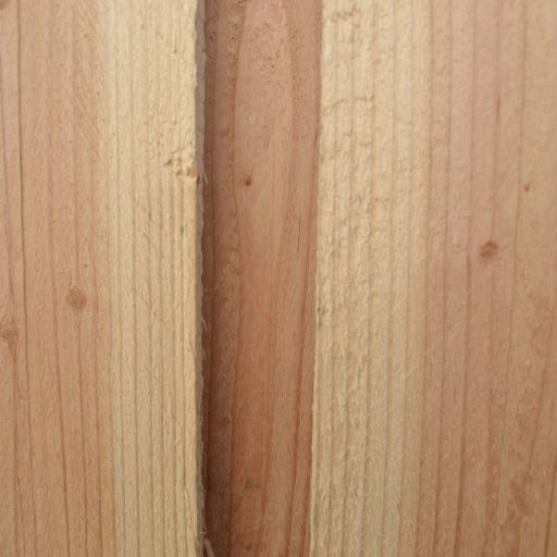 Douglas betonscherm 21 planks verloop - 180x180/90cm