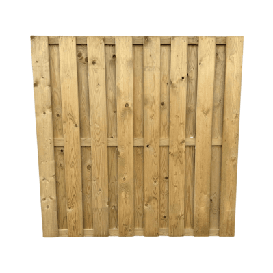 Budgetscherm geïmpregneerd 15 planks - 180x180cm