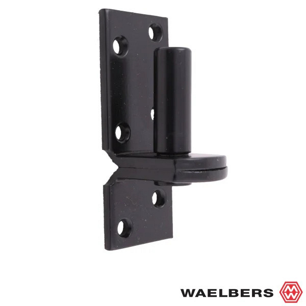 Plaatduim 16mm Zwart