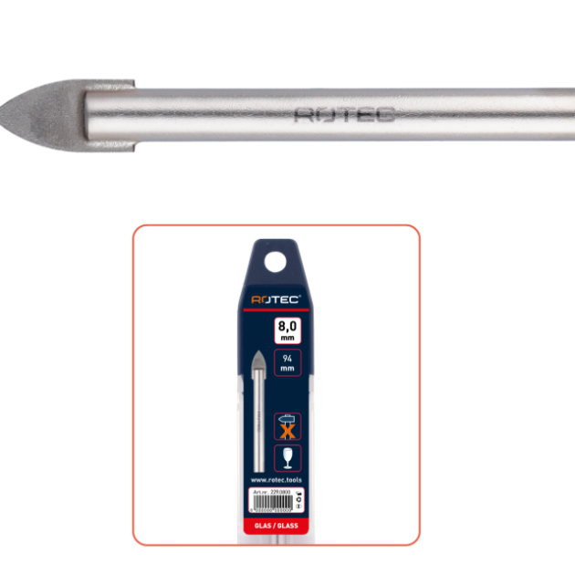 Rotec Glasboor 5mm
