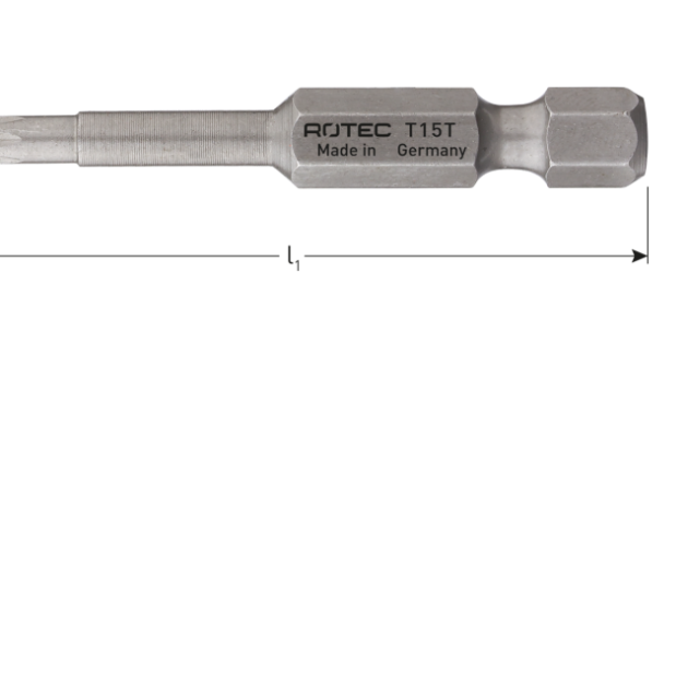 Rotec Krachtbit  T25 50mm Basic set van 2 stuks