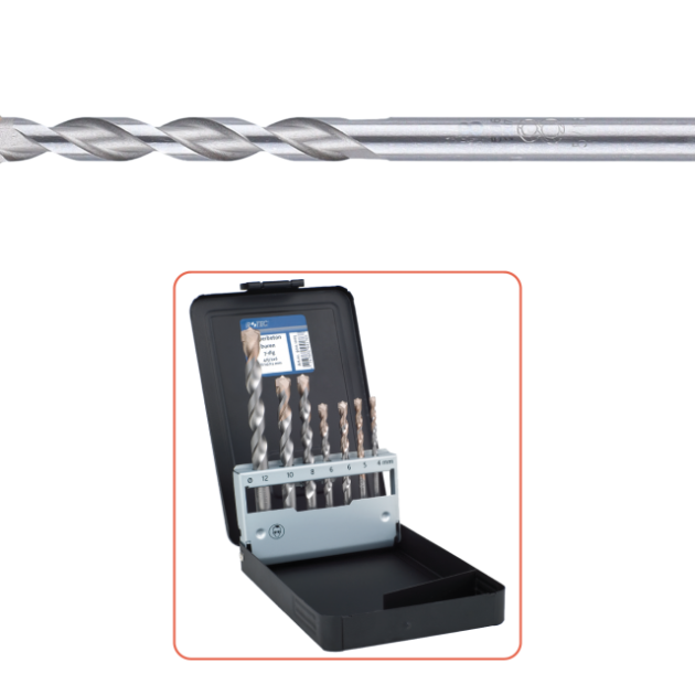 Rotec Borenset 7delig type 226 in metalen cassette